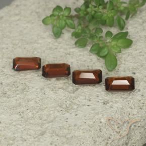 Pyrope Garnet Gemstones in 5.6 x 3.7 mm Size for Sale, Pyrope Garnet Stones in Medium Red Color