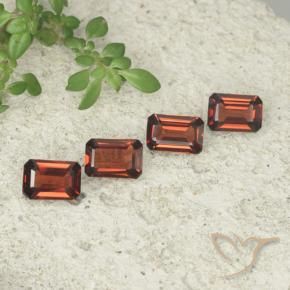 2.25 ctw Red Pyrope Garnet Stones, Natural Pyrope Garnet in Octagon Step Cut Shape for Sale