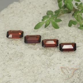 Pyrope Garnet Gemstones in 5.8 x 3.8 mm Size for Sale, Pyrope Garnet Stones in Deep Red Color