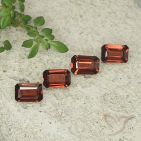 2.11 ctw Red Pyrope Garnet Stones, Natural Pyrope Garnet in Octagon Step Cut Shape for Sale