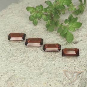 Pyrope Garnet Gemstones in 5.7 x 3.8 mm Size for Sale, Pyrope Garnet Stones in Medium Red Color