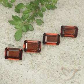 2.09 ctw Red Pyrope Garnet Stones, Natural Pyrope Garnet in Octagon Step Cut Shape for Sale