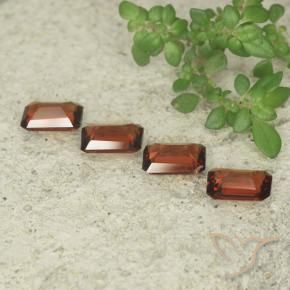 Pyrope Garnet Gemstones in 5.8 x 3.8 mm Size for Sale, Pyrope Garnet Stones in Medium Red Color