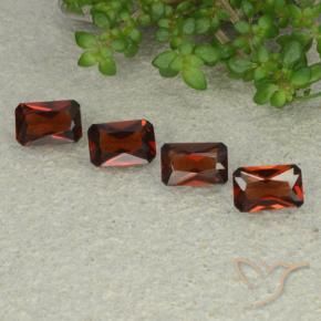2.07 ctw Red Pyrope Garnet Stones, Natural Pyrope Garnet in Octagon / Scissor Cut Shape for Sale