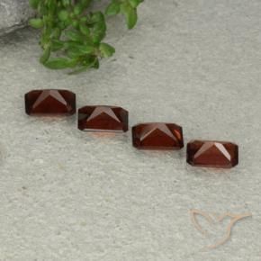 Pyrope Garnet Gemstones in 6 x 4 mm (calibrated) Size for Sale, Pyrope Garnet Stones in Deep Red Color