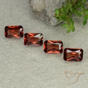 2.36 ctw Red Pyrope Garnet Stones, Natural Pyrope Garnet in Octagon / Scissor Cut Shape for Sale