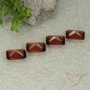 Pyrope Garnet Gemstones in 6 x 4 mm (calibrated) Size for Sale, Pyrope Garnet Stones in Sangria Red Color