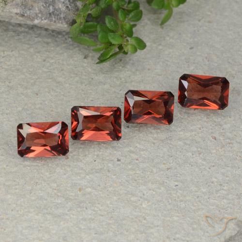 2.57ctw Natural Dark Red Pyrope Garnet, Emerald Cut, VVS-VS