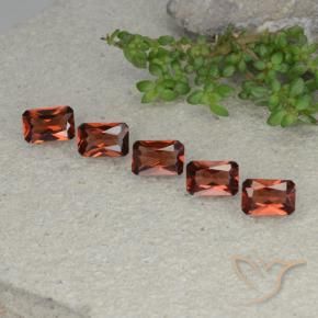 2.86 ctw Red Pyrope Garnet Stones, Natural Pyrope Garnet in Octagon / Scissor Cut Shape for Sale