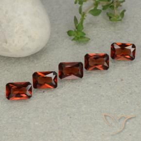 2.93 ctw Red Pyrope Garnet Stones, Natural Pyrope Garnet in Octagon / Scissor Cut Shape for Sale