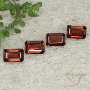 2.54 ctw Red Pyrope Garnet Stones, Natural Pyrope Garnet in Octagon Step Cut Shape for Sale