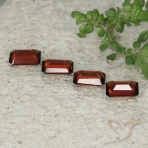 Pyrope Garnet Gemstones in 6 x 4 mm (calibrated) Size for Sale, Pyrope Garnet Stones in Dark Red Color