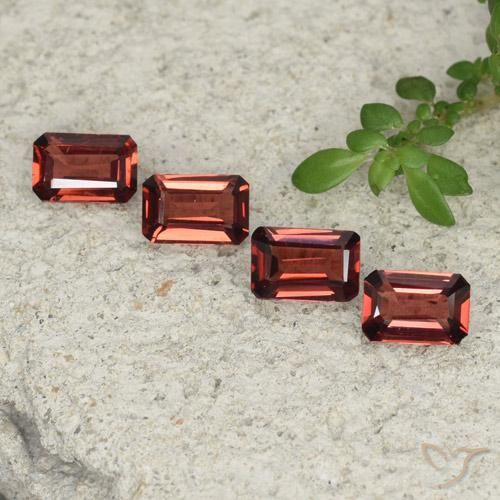 2.12ctw Natural Scarlet Red Pyrope Garnet, Emerald Cut, VVS-VS