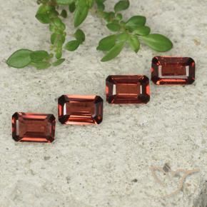 1.98 ctw Red Pyrope Garnet Stones, Natural Pyrope Garnet in Octagon Step Cut Shape for Sale