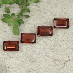 2.17 ctw Red Pyrope Garnet Stones, Natural Pyrope Garnet in Octagon Step Cut Shape for Sale