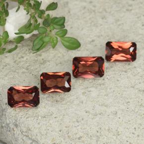 2.28 ctw Red Pyrope Garnet Stones, Natural Pyrope Garnet in Octagon / Scissor Cut Shape for Sale