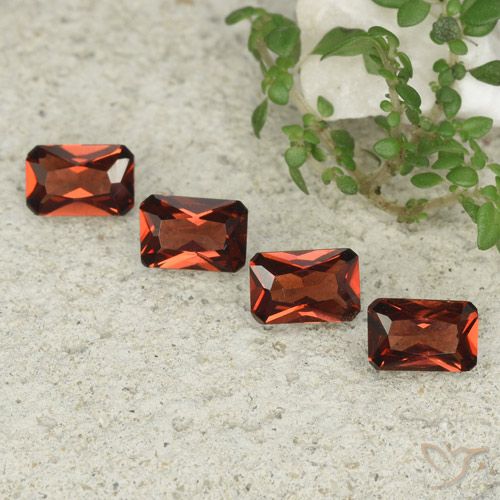 2.17ctw Natural Deep Red Pyrope Garnet, Emerald Cut, VVS-VS