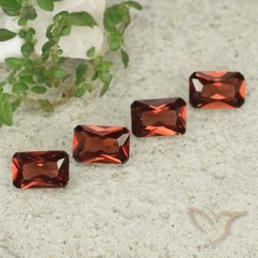 2.17 ctw Red Pyrope Garnet Stones, Natural Pyrope Garnet in Octagon / Scissor Cut Shape for Sale