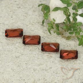 Pyrope Garnet Gemstones in 6 x 4 mm (calibrated) Size for Sale, Pyrope Garnet Stones in Deep Red Color
