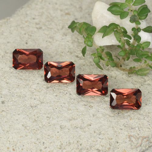 2.44ctw Natural Dark Red Pyrope Garnet, Emerald Cut, VVS-VS