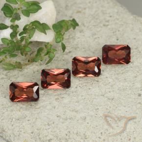 2.44 ctw Red Pyrope Garnet Stones, Natural Pyrope Garnet in Octagon / Scissor Cut Shape for Sale
