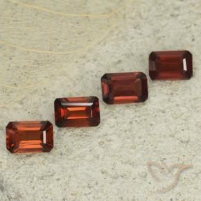 2.64 ctw Red Pyrope Garnet Stones, Natural Pyrope Garnet in Octagon Step Cut Shape for Sale