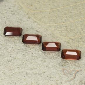 Pyrope Garnet Gemstones in 6 x 4 mm (calibrated) Size for Sale, Pyrope Garnet Stones in Deep Red Color