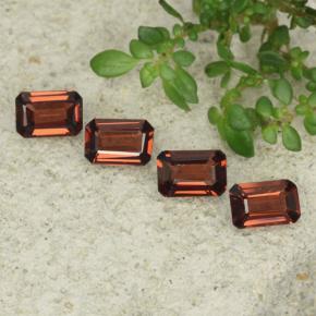 2.30 ctw Red Pyrope Garnet Gemstones, Pyrope Garnet Gems in Octagon Step Cut Shape for Sale.