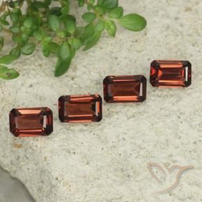 2.18 ctw Red Pyrope Garnet Stones, Natural Pyrope Garnet in Octagon Step Cut Shape for Sale