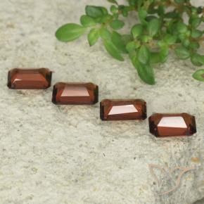 Pyrope Garnet Gemstones in 5.6 x 3.7 mm Size for Sale, Pyrope Garnet Stones in Medium Red Color