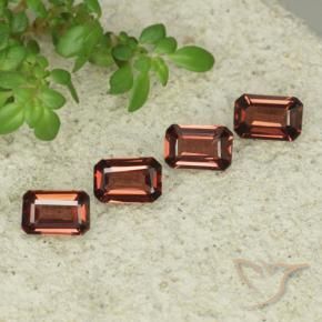 2.06 ctw Red Pyrope Garnet Stones, Natural Pyrope Garnet in Octagon Step Cut Shape for Sale