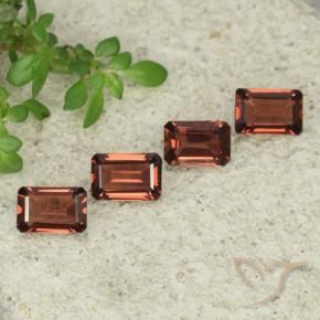 2.65 ctw Red Pyrope Garnet Stones, Natural Pyrope Garnet in Octagon Step Cut Shape for Sale