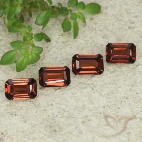 2.15 ctw Red Pyrope Garnet Stones, Natural Pyrope Garnet in Octagon Step Cut Shape for Sale