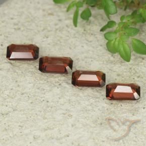 Pyrope Garnet Gemstones in 6 x 4 mm (calibrated) Size for Sale, Pyrope Garnet Stones in Deep Red Color