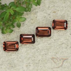 1.99 ctw Red Pyrope Garnet Stones, Natural Pyrope Garnet in Octagon Step Cut Shape for Sale
