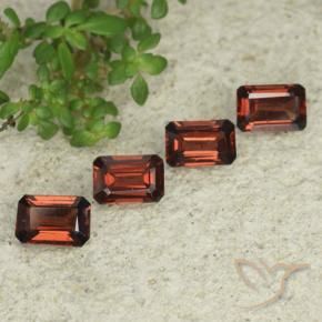 2.70 ctw Red Pyrope Garnet Stones, Natural Pyrope Garnet in Octagon Step Cut Shape for Sale