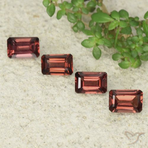 2.61ctw Natural Deep Berry Red Pyrope Garnet, Emerald Cut, VS