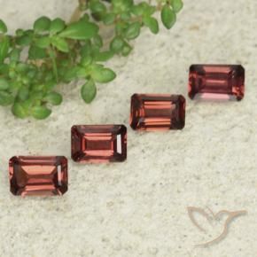2.61 ctw Red Pyrope Garnet Stones, Natural Pyrope Garnet in Octagon Step Cut Shape for Sale