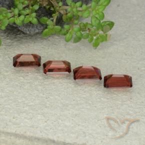 Pyrope Garnet Gemstones in 5.8 x 3.8 mm Size for Sale, Pyrope Garnet Stones in Deep Red Color