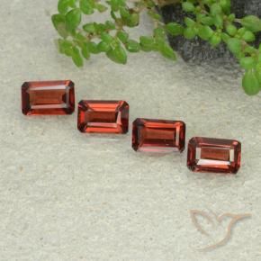 2.12 ctw Red Pyrope Garnet Stones, Natural Pyrope Garnet in Octagon Step Cut Shape for Sale
