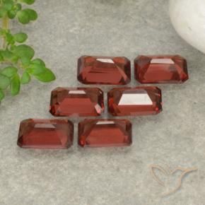 Pyrope Garnet Gemstones in 6 x 4 mm (calibrated) Size for Sale, Pyrope Garnet Stones in Scarlet Red Color