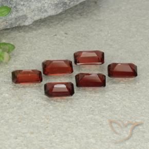 Pyrope Garnet Gemstones in 5.7 x 3.6 mm Size for Sale, Pyrope Garnet Stones in Dark Red Color
