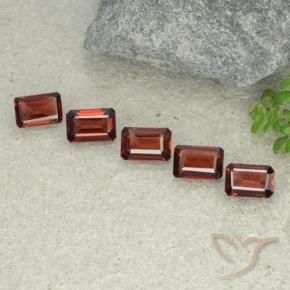 2.89 ctw Red Pyrope Garnet Stones, Natural Pyrope Garnet in Octagon Step Cut Shape for Sale