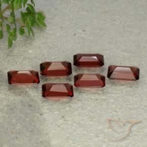 Pyrope Garnet Gemstones in 5.8 x 3.8 mm Size for Sale, Pyrope Garnet Stones in Deep Red Color