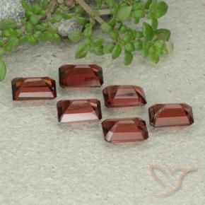 Pyrope Garnet Gemstones in 6 x 4 mm (calibrated) Size for Sale, Pyrope Garnet Stones in Deep Red Color