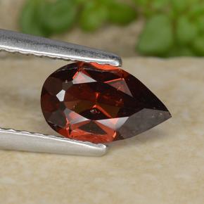 0.9ct Pear Facet Red Pyrope Garnet Gem for sale 0.9ct Pear Facet Red Pyrope Garnet Gem (ID: 487335)