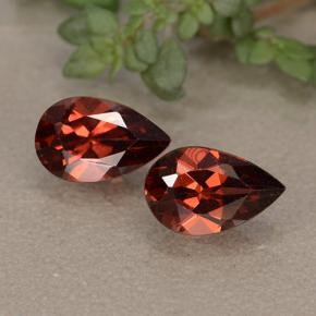 Sangria Red Гранат Пироп Камень - 1ct Фасетная Груша (ID: 487560)
