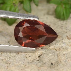 0.8ct Pear Facet Red Pyrope Garnet for sale thumb image of 0.8ct Pear Facet Red Pyrope Garnet (ID: 487663)