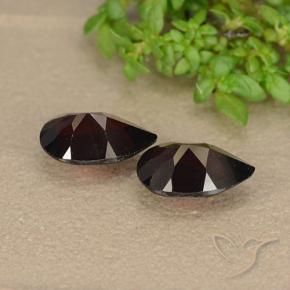 Pyrope Garnet Gemstones in 8 x 5 mm (calibrated) Size for Sale, Pyrope Garnet Stones in Dark Red Color