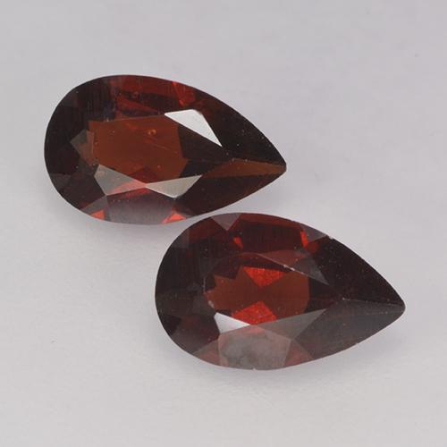 tiefrot Pyrop-Granat Edelstein - 1ct Birnen Schliff (ID: 487782)